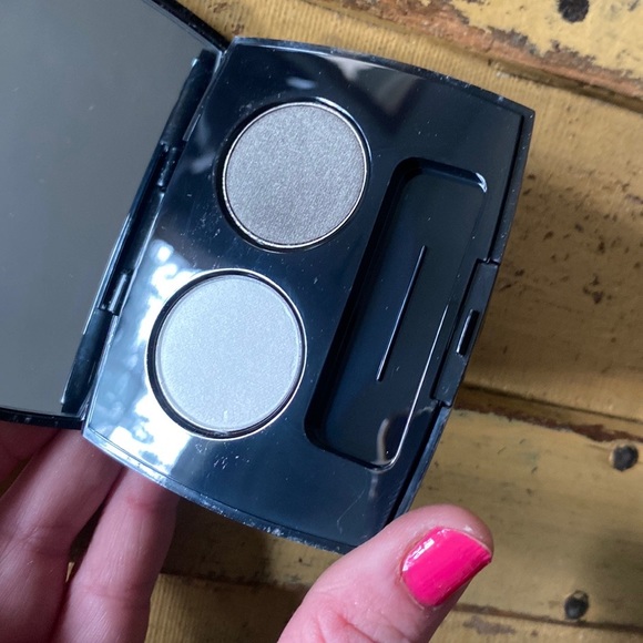 LANCOME COLOR DESIGN SENSATIONAL EFFECTS EYE SHADOW DUO SPARKLING GREY - Picture 6 of 6